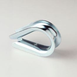 DIN 6899A Kötélszív, Acél, Horganyzott, 13x14 (13 mm-es sodronyhoz), 20darab/csomagolás termék fő termékképe