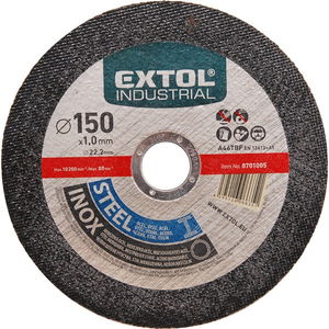 Extol Industrial vágókorong ipari, acélra/rozsdamentes acélra; 230×1,6×22,2mm termék fő termékképe