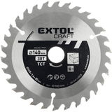 EXTOL körfűrészlap, keményfémlapkás, 250×30mm(lyuk átm), T60; 3,1mm lapkaszélesség, max. 6.100 ford/perc