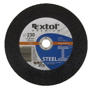 Extol Premium csiszoló korong acélhoz, kék; 125×6,0×22,2mm, max 12200 ford/perc 8808702 termék fő termékképe