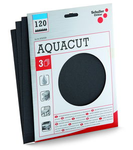 Schuller AQUACUT SET csiszolópapír, 230 x 280 mm, 3 db/csomag termék fő termékképe