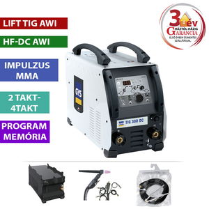 GYS TIG 300 DC HF - WL Pack hegesztő inverter vízhűtővel termék fő termékképe