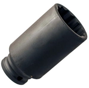 Genius Tools 448527  1/2"-os 12 lapú gépi dugókulcs fej, hosszított kivitel, 27 mm termék fő termékképe