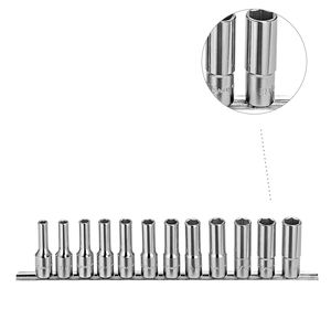 Genius Tools GD-412M 1/2"-os 6 lapú hosszított dugókulcs készlet, 12 részes termék fő termékképe