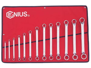 Genius Tools DE-713M hajlított csillagkulcs készlet, metrikus, 13 részes termék fő termékképe