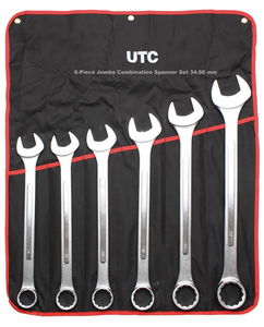 UTC Tools 800027-UTC csillag-villáskulcs készlet, XXL-JUMBO, metrikus, 6 részes termék fő termékképe