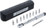 BGS Do it yourself 9-72118 1/4"-os nyomatékkulcs készlet, 2 - 24 Nm, 11 darabos