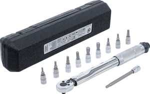 BGS Do it yourself 9-72118 1/4"-os nyomatékkulcs készlet, 2 - 24 Nm, 11 darabos termék fő termékképe