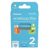 Panasonic BK-3LCCE/2BE eneloop lite Ni-MH akkumulátor, AA (ceruza), 950 mAh, 2 db/bliszter