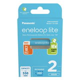 Panasonic BK-4LCCE/2BE eneloop lite Ni-MH akkumulátor, AAA (micro), 550 mAh, 2 db/bliszter