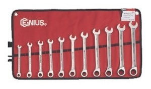 Genius Tools GW-7211M racsnis csillag-villáskulcs készlet, metrikus, 11 részes termék fő termékképe