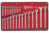 Genius Tools HS-024M csillag-villáskulcs készlet, metrikus, 24 részes