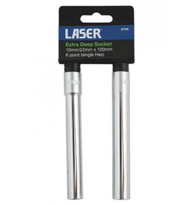 Laser Tools LAS-5709 3/8"-os 6-lapú dugókulcs készlet, extra hosszú, 2 részes termék fő termékképe