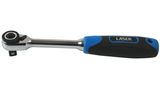 Laser Tools LAS-7288 mikro-fejű, 72-fogú irányváltós racsnis hajtókar, 130 mm, 1/4"-os