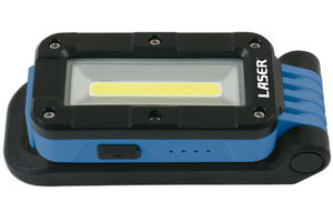 Laser Tools LAS-7650 tölthető szerelőlámpa, 02 COB LED, USB, IPX5, mágneses, összecsukható, 370 lm termék fő termékképe