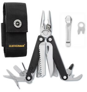 Leatherman CHARGE PLUS multiszerszám, fekete-ezüst színű termék fő termékképe