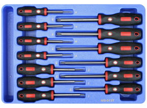 Genius Tools MS-013T csavarhúzó készlet (torx), 13 részes termék fő termékképe