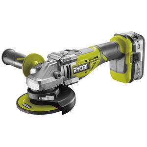 Ryobi R18AG7-140S akkus szénkefe nélküli sarokcsiszoló (1 x 4.0 Ah Li-ion akkuval) termék fő termékképe