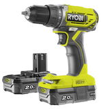 Ryobi R18DD2-220S akkus fúró-csavarozó (2 x 2.0 Ah Li-ion akkuval)