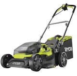 Ryobi RY18LMH37A-250 hibrid (akkus vagy hálózati) fűnyíró (2 x 5.0 Ah Li-ion akkuval)