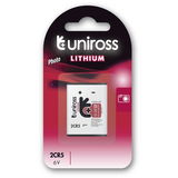 Uniross 2CR5 6V lítium fotóelem, 1 db/bliszter