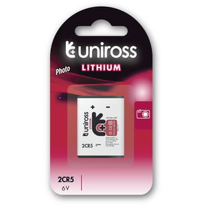 Uniross 2CR5 6V lítium fotóelem, 1 db/bliszter termék fő termékképe