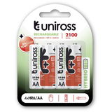 Uniross HYBRIO 1.2V Ni-MH akkumulátor, AA (ceruza), 2100 mAh, 4 db/bliszter