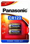 Panasonic CR123 3V lítium fotóelem, 2 db/bliszter