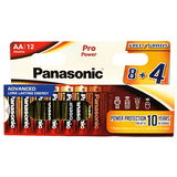 Panasonic LR6PPG/12HH 8+4F SMART PRO POWER alkáli tartós elem, AA (ceruza), 12 db/bliszter