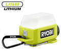 Ryobi RLA4-0 akkus térmegvilágító lámpa (akku és USB kábel nélkül)