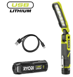 Ryobi RLI4-120G akkus ellenőrző lámpa (1 x 2.0 Ah USB Li-ion akkuval)