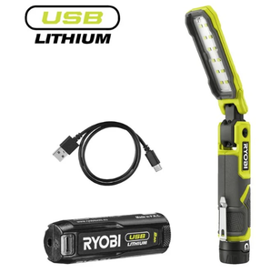 Ryobi RLI4-120G akkus ellenőrző lámpa (1 x 2.0 Ah USB Li-ion akkuval) termék fő termékképe