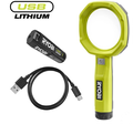 Ryobi RML4-120G akkus nagyítólámpa (1 x 2.0 Ah USB Li-ion akkuval)