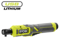 Ryobi RR14W4-0 akkus racsnis csavarkulcs (akku és USB kábel nélkül)