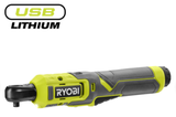 Ryobi RR14W4-0 akkus racsnis csavarkulcs (akku és USB kábel nélkül)