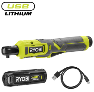 Ryobi RR14W4-120G akkus racsnis csavarkulcs (1 x 2.0 Ah USB Li-ion akkuval) termék fő termékképe