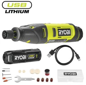 Ryobi RRT4-120GA15 akkus nagy fordulatszámú gép kezdő készlet (1 x 2.0 Ah USB Li-ion akkuval) termék fő termékképe