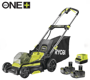 Ryobi RY18LMX40C-240 akkus fűnyíró (2 x 4.0 Ah Li-ion akkuval) termék fő termékképe