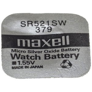 Maxell SR521SW 1.55V ezüst-oxid gombelem termék fő termékképe