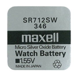 Maxell SR712SW 1.55V ezüst-oxid gombelem termék fő termékképe