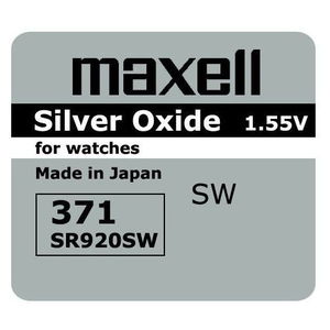 Maxell SR920SW 1.55V ezüst-oxid gombelem termék fő termékképe