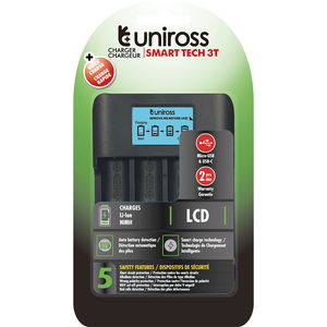 Uniross UCX007 LCD-s gyorstöltő Li-ion / Ni-MH akkuk töltésére termék fő termékképe