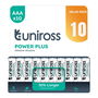 Uniross LR03 POWER PLUS 1.5V alkáli tartós elem, AAA (micro), 10 db/bliszter