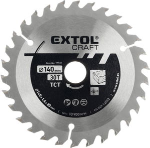 Extol 19119 körfűrészlap T60 350x30 termék fő termékképe