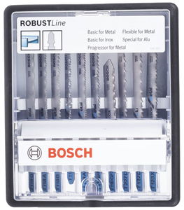 Bosch 2607010541 10részes Metal Expert Robust Line szúrófűrészlap-készlet termék fő termékképe