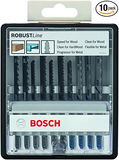 Bosch 2607010542 10részes Wood and Metal Robust Line szúrófűrészlap-készlet