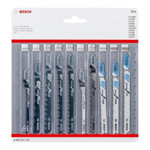 Bosch 2607011170 10részes Wood+Metal szúrófűrészlap-készlet termék fő termékképe