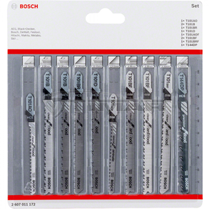 Bosch 2607011172 10részes Clean Precision szúrófűrészlap-készlet termék fő termékképe