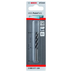 Bosch 2608577158 pointteq fémfúró 3mm termék fő termékképe