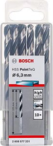 Bosch 2608577231 pointteq fémfúró 6,3mm termék fő termékképe